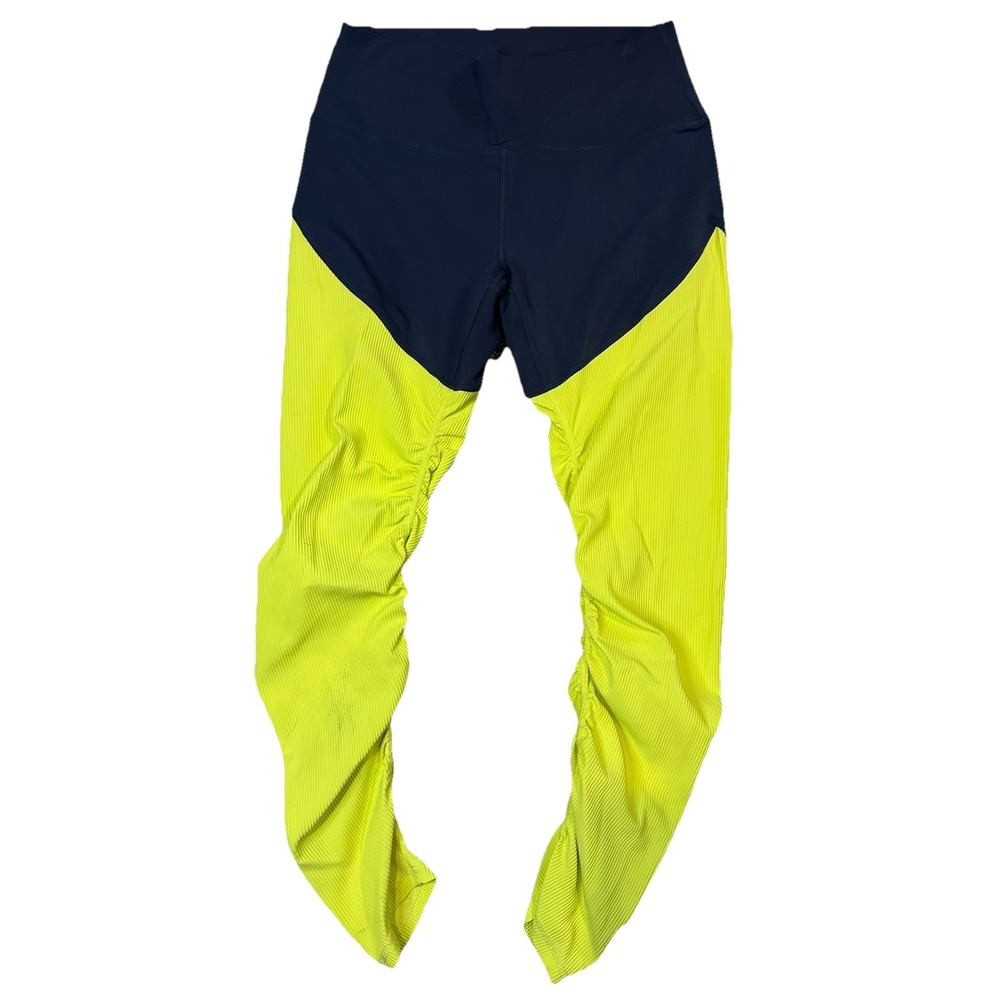 Zyia Active Women's  Storm Parallel‎ Luxe Hi Rise 7/8 Leggings Size 8-10